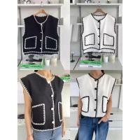 ราคา เสื้อแขนกุดงานนำเข้า สไตล์เกาหลี ผ้าดี ลายเดินขอบสวย สีเบสิคใส่แมทช์ง่าย เรียบหรูดูแพง (27978033357)