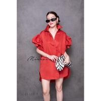 ราคา LaVa FLuffy SHiRT เสื้อเชิ้ตทรงน่ารักมากกกกก โดดเด่นที่แขนระบาย2ชั้น กระดุมผ่าหน้าเปิดปิดได้ ชายโค้งหน้าสั้นหลังยาว (27969358462)
