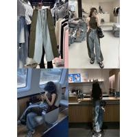 ราคา กางเกงยีนส์ขายาว ผ้าmix and matchสีทูโทน มีความสไตล์คาร์โก้ผสม baggy เล็กๆ คือดีงาม ทรงสวย เอวรูดได้ (27732237628)