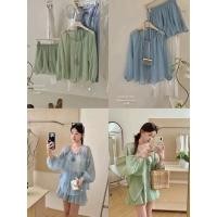 ราคา เซท2 ชิ้น เสื้อเเขนยาวเเต่งกระดุมหน้า มาพร้อมกระโปรงสั้นเข้าเซท มีซับในเป็นกางเกง เนื้อผ้ามีtexture อย่างดี (27725980856)