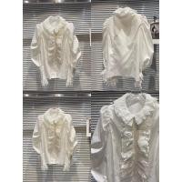 ราคา ? ? ? ? ? ? ? ? ? ? ? ? ? ? ? ? ? มาเพิ่มรอบ 4 เสื้อเชิ้ตแขนยาว ทรงแขนบอลลูน มีความพองๆ ลูกไม้คือแต่งมาสวย งานสวยมากดูมี texture (27722646111)