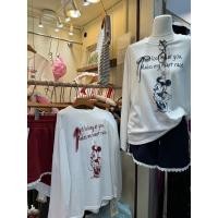 ราคา เสื้อยืดแขนยาว ลายมิกกี้เม้าส์ ทรงโอเวอไซส์ ผ้าสลาฟ สวยมากก ดีเทลตกแต่งโบว์ลูกไม้สีตามลายมิกกี้ (26303269525)