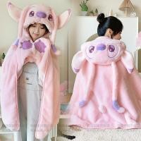 ราคา Stitch ผ้าคลุมไหล่ลายการ์ตูนน่ารัก ผ้าห่มออฟฟิศ Angie ของขวัญคริสต์มาสและปีใหม่สำหรับเด็กผู้หญิง (52250116308)