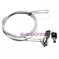 ราคา ฟ้า แล็ปท็อปล็อคโน๊ตบุ๊คคอมพิวเตอร์รักษาความปลอดภัยโซ่ล็อคสายโซ่กับชุดกุญแจ (27017706857)