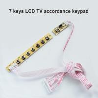 ราคา T V29 V56 V59 Universal TV Button Board 7 Key TV Button Module Driver Board (55951985829)