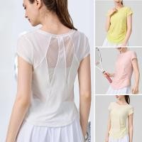 ราคา เสื้อโยคะสำหรับผู้หญิง เสื้อกีฬายืดหยุ่นระบายอากาศได้ดี เหมาะสำหรับวิ่งและขี่จักรยาน (52652072026)