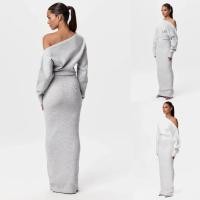 ราคา ชุดเดรสแขนยาวปิดไหล่ สไตล์แมกซี่หรูหรา เหมาะสำหรับงานพิเศษและการออกไปไหนในวันหยุด (58101391513)