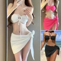 ราคา ผู้หญิง ชุดบิกินี่เซ็กซี่ 3 ชิ้น ชุดว่ายน้ําเบาะพร้อมผ้าคลุมเอว ชายหาด วันหยุดและชุดว่ายน้ําน้ําพุร้อน (29793249693)