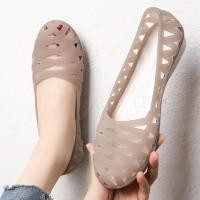 ราคา รองเท้าแตะลําลองแฟชั่นสตรี รองเท้าแตะกันลื่นแบบกลวงออกในฤดูร้อน รองเท้าใส่สบายระบายอากาศได้ส้นเตี้ย (26430892830)