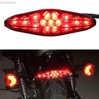 ราคา Zong Bike ไฟรถจักรยานยนต์ขอบบังโคลนหลัง LED สีแดงไฟท้ายเบรค 12V ไฟ LED (26431940058)