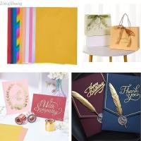 ราคา Zong 50 แผ่น 4 ฟอยล์ร้อนปั๊มกระดาษทอง Reactive ฟอยล์ Transfer กระดาษฟอยล์สําหรับหัตถกรรมลายนูน Scrapbooking การ์ด (40523745929)