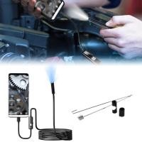 ราคา Zong Endoscope กล้องพร้อมไฟสําหรับโทรศัพท์มือถือ Borescope กล้องตรวจสอบพร้อมไฟ LED ปรับได้กันน้ํางู Ca (25097196742)