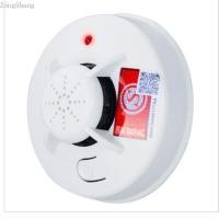 ราคา Zong Detector Fire Alarms ดําเนินการปลุกติดตั้งง่ายด้วยแสงเสียงเตือนไฟปลอดภัย (40600799112)
