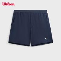 ราคา พร้อมสต็อก Wilson Wear Summer Mens TOURNAMENTอเนกประสงค์เทนนิสกีฬากางเกงขาสั้นทอ 5 8 (41800147727)