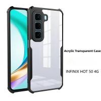 ราคา เคสขอบดำ หลังใส HHL สำหลับ infinix Hot50 proplus Hot50i Hot40i Hot40 pro Hot30 Hot30i เคสกันกระแทก ขอบนิ่ม (40005256120)