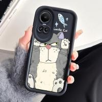 ราคา เคสสำหรับ OPPO Reno 10 5G Reno 10 Pro 5G Reno 10 Pro Plus เคสโทรศัพท์แมวน่ารักกันกระแทก (43506659494)
