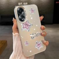 ราคา เคสสำหรับ OPPO A58 4G A58 5G A58x 5G A78 5G A1x 5G A2x 5G A1 5G A78 4G A98 5G F23 5G เคสโทรศัพท์ดาวเปลือกแข็งกันกระแทก (44455263735)