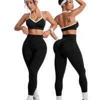 ราคา ชุดชั้นในกีฬารูปแบบยุโรป สำหรับโยคะและฟิตเนส มาพร้อมกางเกงรัดรูป (53601994776)