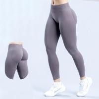 ราคา กางเกงโยคะสะโพกพีชไร้รอยต่อฟิตเนสเอวต่ําสีสันสดใสสําหรับผู้หญิง (42501594573)