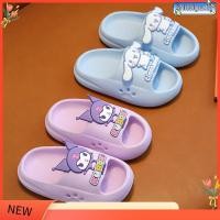 ราคา ร้องเท้าแตะ รองเท้าแตะ รองเท้าเตะ Sanrio รองเท้าแตะเด็กฤดูร้อนสาวการ์ตูนน่ารัก Soft Sole บ้านในร่มรองเท้าแตะกันลื่นรองเท้าแตะสาว Kuromi (48201627403)