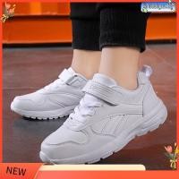 ราคา รองเท้าผ้าใบ รองเท้าวิ่ง ผ้าตาข่าย ระบายอากาศ สีขาว ใส่สบาย สําหรับเด็กผู้ชาย และเด็กผู้หญิง ไซซ์ 28 39 5 15 ปี (46500228822)