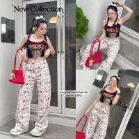 ราคา Jeans Korea กางเกงยีนส์ขายาวKITTY สไตล์เกาหลี ยีนส์นิ่ม ทรงสวย แมตช์คู่เสื้อเสายเดี่ยว งานบินของที่ร้าน งานแยกชิ้น (28736139243)