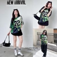ราคา พร้อมส่ง เสื้อโอเวอร์ไซส์ เสื้อบอล สไตล์เกาหลี แนวสปอร์ต งานตรงแบบ พส เกาเลยค่า รุ่นนี้คือจึ้งสุด 2Tone (28004612700)