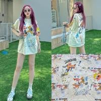 ราคา ขาย Oversize OVP เสื้อโอเวอร์ไซส์ OVP สกรีนจมหน้า หลัง เนื้อผ้างานแบรนด์ เนื้อผ้าและแพทเทรินปังมาก งานนำเข้า (24464634668)