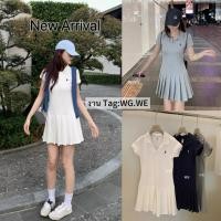 ราคา Dress WG WE มินิเดรส POLO สไตล์ พส เกา FreeSize ดีเทลแต่งจีบกระโปรงเทนนิส ปักโลโก้ งานเรียบหรูดูแพงสุดๆ Tag WG WE (28185823669)