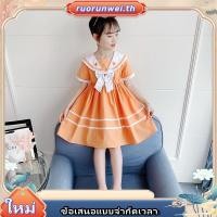 ราคา เสื้อผ้าเด็ก 2 12y เดรสเด็กผู้หญิง กระโปรงผู้หญิง 2022 ใหม่ ชุดสไตล์เกาหลี ชุดสาวอวบ (44800741959)