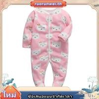 ราคา ชุดนอนรอมเปอร์ แขนยาว ผ้าฝ้าย สําหรับเด็กทารกแรกเกิด ผู้ชาย และเด็กผู้หญิง (47001104724)