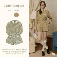 ราคา DAILYLOOK SM Teddy jumpsuit จั๊มสูทแขนยาว ผ้าลายสก็อต มีกระดุมด้านหน้า (26935902869)