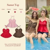ราคา DAILYLOOK SM Sunset top เสื้อสายเดี่ยวคล้องคอรีดมุกปลาดาว (26177905897)