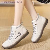 ราคา รองเท้าบูท หนังวัวแท้ ข้อสั้น กันลื่น ลายหมี สีขาว เข้ากับทุกการแต่งกาย แฟชั่นฤดูใบไม้ผลิ และฤดูหนาว สําหรับผู้หญิง 2024 (44204513211)