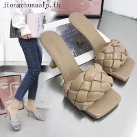 ราคา รองเท้าแตะ ส้นเข็ม สไตล์เกาหลี แฟชั่นฤดูร้อน สําหรับผู้หญิง 2020 (25289024493)