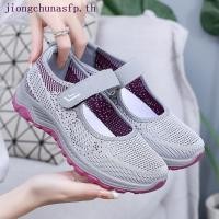 ราคา Qiaoyiluo ใหม่ รองเท้าลําลอง สวมหุ้มข้อ ใส่สบาย สําหรับผู้สูงอายุ ผู้หญิงวัยกลางคน (27812417704)