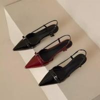 ราคา Joeyjoy women Slingback Heels Pointed Closed Toe High Heel Pumps with Buckle for Daily Office Party (45200073713)