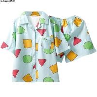 ราคา ชุดนอนแขนสั้น กางเกงขายาว ลายการ์ตูนชินจัง สไตล์เกาหลี และญี่ปุ่น สําหรับผู้หญิง (49950605534)