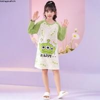 ราคา SANRIO พร้อมส่ง Kuromi ชุดนอนกระโปรง แบบบาง ลายการ์ตูน แฟชั่นฤดูร้อน สําหรับเด็กผู้หญิง (51200956889)