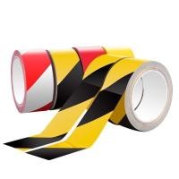 ราคา เทปตีเส้น เทปกาวตีเส้นพื้น กั้นเขต เทปเตือน กันน้ำ มีกาวในตัว สีเหลือง สีเหลืองดำ 4 8cm x 33M ม้วน (29558025923)