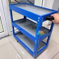 ราคา ชั้นวาง 3 ชั้น ที่วางของ รถเข็นวางเครื่องมือ แบบเหล็กอเนกประสงค์ แบบมีล้อเลื่อน ใช้ในอู่ ใบร้านซ่อม (28927934485)