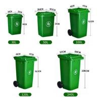 ราคา ถังขยะ ขนาด 30L ถังขยะกทม ถังขยะพลาสติก สีเขียว มีล้อ ฝาเปิด คุณภาพดี ทนทาน สวยงาม (44101918318)