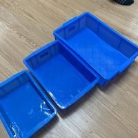 ราคา กล่องพลาสติก สี่เหลี่ยม ลังพลาสติกใส่ของ กล่องอะไหล่ สีฟ้า มีสีเดียว มีหน้าร้าน ร้านส่งจากไทย (26424810002)