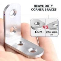 ราคา เหล็กฉากยึดมุม ยึดมุม DIY ยึดมุมไม้ ไม้พาเลท DIY เหล็กฉากตัวL เหล็กฉากเจาะรู 50ชิ้น แพ็ค (43512760921)