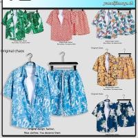 ราคา เสื้อเชิ้ตแขนสั้น พิมพ์ลายการ์ตูนดอกไม้ ทรงหลวม ขนาดใหญ่ สไตล์ฮ่องกง แฟชั่นฤดูร้อน สําหรับผู้ชาย (55701134976)
