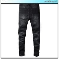 ราคา Amiri Jeans ยีนส์ดำ ปักอักษร ยีนส์ผู้ชาย เทรนด์ยุโรปและอเมริกา (44176227147)