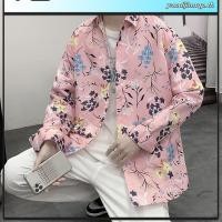 ราคา เสื้อเชิ้ตแขนยาวผู้ชาย สไตล์ฮาวาย เสื้อลายดอกสงกรานต์ เนื้อผ้านุ่ม ขายดี สไตล์เกาหลี ไซส์ M 3XL (55301517685)
