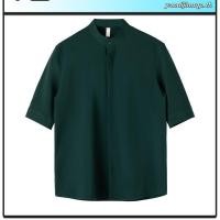 ราคา เสื้อเชิ้ตแขนสั้นลำลอง สีธรรมดา ขนาดใหญ่ พอดีหลวม คอจีน ผ้านิ่มใส่สบาย เสื้อทำงาน สไตล์เกาหลี แฟชั่นฤดูร้อน สําหรับผู้ชาย M 3XL พร้อมส่ง (53551204422)