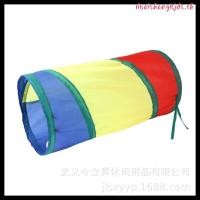 ราคา IlislandNew Cat Tunnel Pet Supplies Cat S Pass Play Tunnel อุโมงค์แมวพับได้ของเล่นแมว Breathable เจาะ Barrel (40772159030)