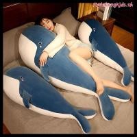 ราคา หมอนตุ๊กตาปลาวาฬขนาดใหญ่ นอนบนเตียง หมอนยาว ให้ของขวัญวันเกิดเด็ก (40752277801)